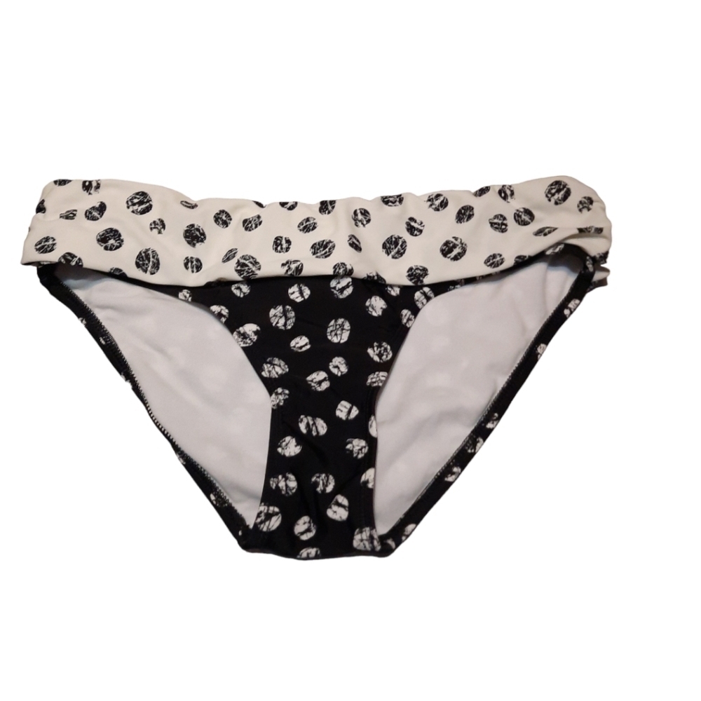 VM Black and White Bikini Bottom Medium